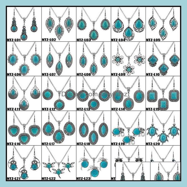necklaces & pendants jewelryretro sier earrings suit turquoise necklace pendant mti style wholesale drop delivery 2021 pdhsh, Silver
necklaces & pendants jewelryretro sier earrings suit turquoise necklace pendant mti style wholesale drop delivery 2021 pdhsh, Silver