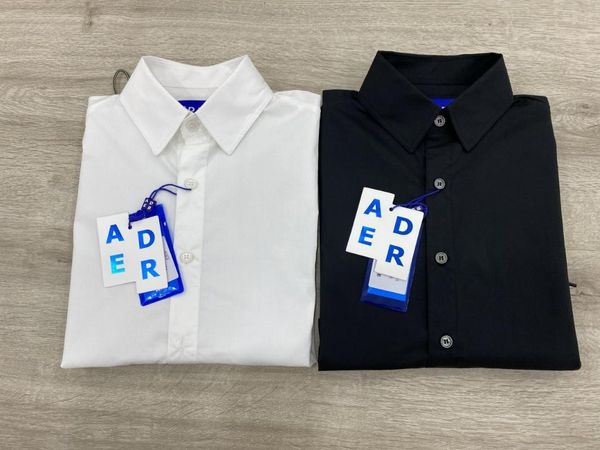 men's casual shirts ader error 1:1 oversized long sleeve lapel men women pocket stitching black white single-breasted, White;black
men's casual shirts ader error 1:1 oversized long sleeve lapel men women pocket stitching black white single-breasted, White;black