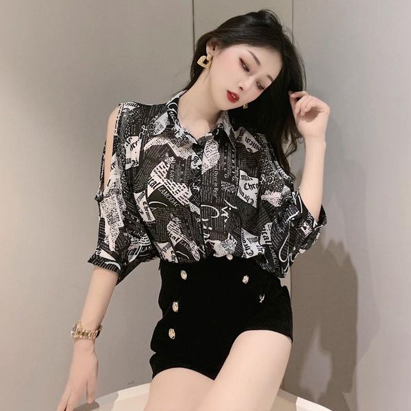 women's blouses & shirts blouse chiffon casual girls shirt print fashion loose plus size short sleeve summer office lady blusas houthio, White
women's blouses & shirts blouse chiffon casual girls shirt print fashion loose plus size short sleeve summer office lady blusas houthio, White