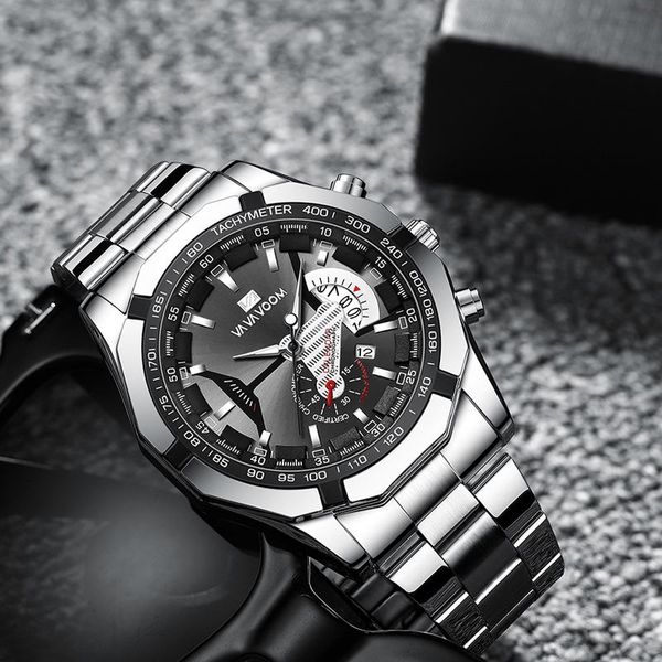 wristwatches business watch men fashion luxury waterproof luminous stainless steel men's watches calendar quartz relogio masculino, Slivery;brown
wristwatches business watch men fashion luxury waterproof luminous stainless steel men's watches calendar quartz relogio masculino, Slivery;brown