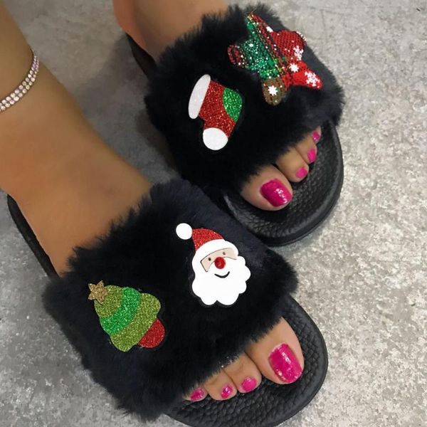 factory wholesale spot christmas plush slippers flat-bottomed indoor and outdoor plus size, Black
factory wholesale spot christmas plush slippers flat-bottomed indoor and outdoor plus size, Black