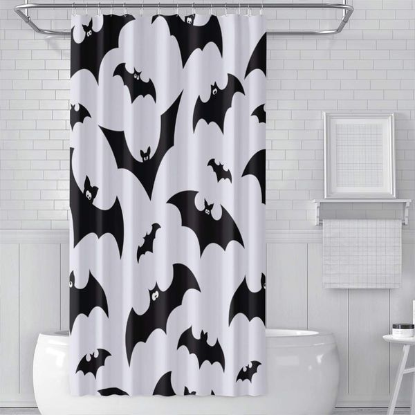 shower curtain halloween black bat bathroom bath curtains decoration stall 36 x 72 inch with 12 hooks
shower curtain halloween black bat bathroom bath curtains decoration stall 36 x 72 inch with 12 hooks