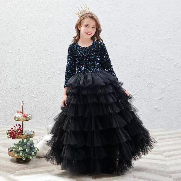 girl's dresses flower girl illusion three quarter o-neck princess floor-length tulle lace luxury tiered sequined kids party gown h477, Red;yellow
girl's dresses flower girl illusion three quarter o-neck princess floor-length tulle lace luxury tiered sequined kids party gown h477, Red;yellow