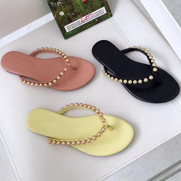 slippers women flip flops flat slides summer design shoes string bead decor size 41 chic designer woman shoe, Black
slippers women flip flops flat slides summer design shoes string bead decor size 41 chic designer woman shoe, Black