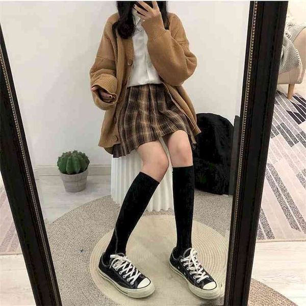 spring and autumn japanese preppy style pleated skirt female student plaid high waist harajuku jk women skirts korean 210629, Black
spring and autumn japanese preppy style pleated skirt female student plaid high waist harajuku jk women skirts korean 210629, Black