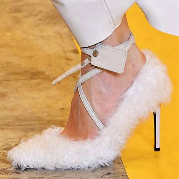 dress shoes high heels woman clear pumps fur lace up ladies fashion female thin cross lacing green red blue white stilettos high-heels, Black
dress shoes high heels woman clear pumps fur lace up ladies fashion female thin cross lacing green red blue white stilettos high-heels, Black