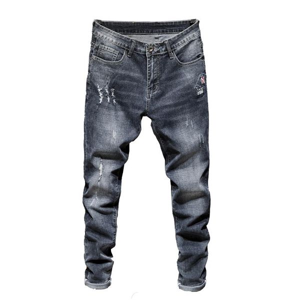 men's jeans biker men dark blue stretch slim fit ripped distressed streetwear denim pants casual retro man trousers hiphop jean homme
men's jeans biker men dark blue stretch slim fit ripped distressed streetwear denim pants casual retro man trousers hiphop jean homme