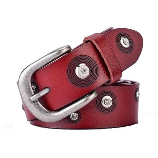 belts woman belt genuine leather first layer cow skin female strap fashion designer brand rivet pin metal buckle, Black;brown
belts woman belt genuine leather first layer cow skin female strap fashion designer brand rivet pin metal buckle, Black;brown