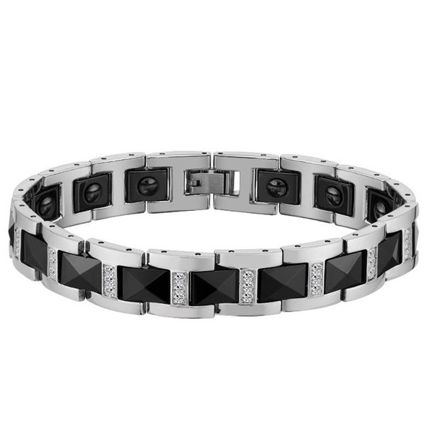 link, chain boho jewelry black color ceramic link bracelets for women luxury designs 12mm stainless steel bangle with cubic zirconia
link, chain boho jewelry black color ceramic link bracelets for women luxury designs 12mm stainless steel bangle with cubic zirconia