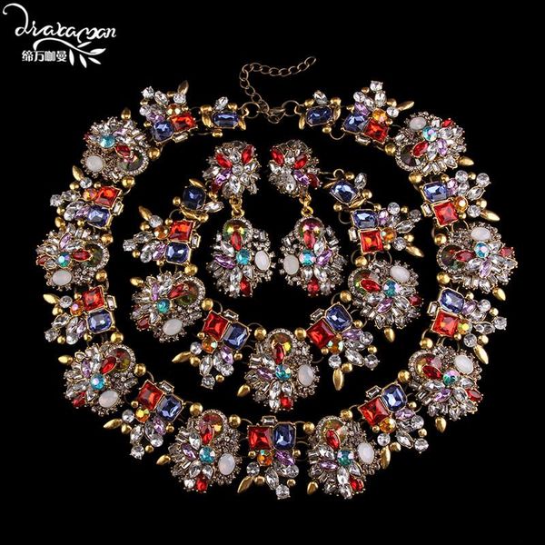 earrings & necklace dvacaman brand2021 fashion rhinestone three jewelry set bride statement wedding choker collar accessory femme bijoux c50, Silver
earrings & necklace dvacaman brand2021 fashion rhinestone three jewelry set bride statement wedding choker collar accessory femme bijoux c50, Silver