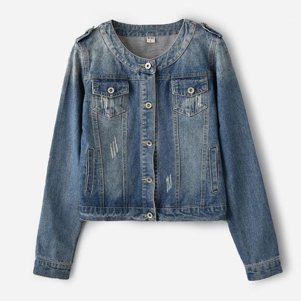women jacket korean denim short brand casual slim round neck long sleeves coat for ladies women's jackets, Black;brown
women jacket korean denim short brand casual slim round neck long sleeves coat for ladies women's jackets, Black;brown