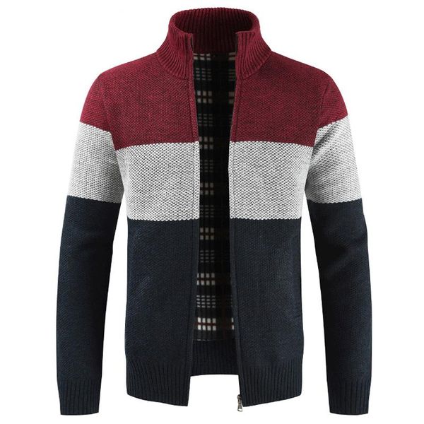 men's jackets winter sweater men casual slim patchwork thick warm cardigan coats autumn knitted zipper wool fleece jacket streetwear, Black;brown
men's jackets winter sweater men casual slim patchwork thick warm cardigan coats autumn knitted zipper wool fleece jacket streetwear, Black;brown
