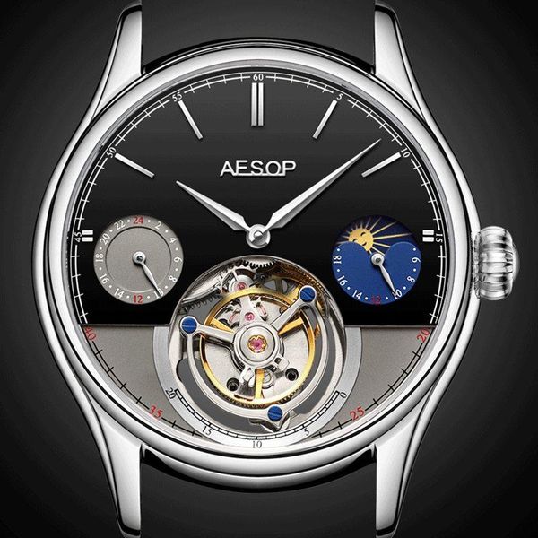 wristwatches high-end original real tourbillon movement men's watch 2021 moon phase business mechanical waterproof multifunctional, Slivery;brown
wristwatches high-end original real tourbillon movement men's watch 2021 moon phase business mechanical waterproof multifunctional, Slivery;brown
