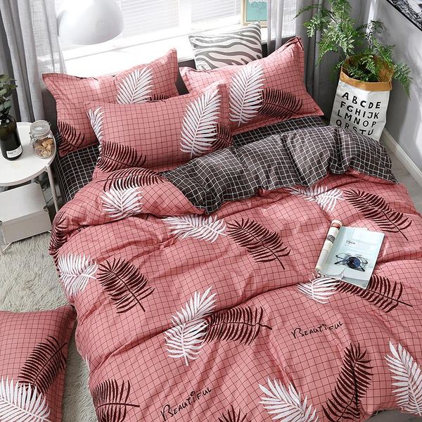 bedding sets modern luxury fashion king twin size bed linen duvet cover set gifts pink black feather comforter 220x240cm
bedding sets modern luxury fashion king twin size bed linen duvet cover set gifts pink black feather comforter 220x240cm