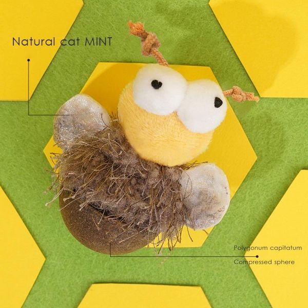 cat toys lovely little bee pet kitten soft chew catnip toy for cats dogs interaction play supplies cute decoration
cat toys lovely little bee pet kitten soft chew catnip toy for cats dogs interaction play supplies cute decoration