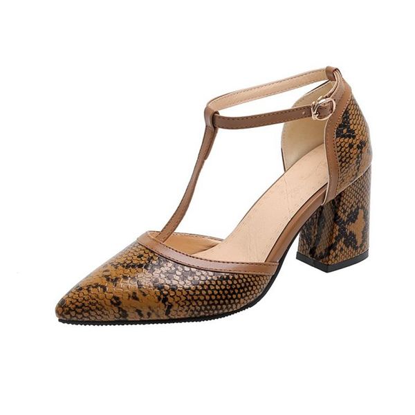 dress shoes women fashion sandals comfortable snake skin pattern pointed retro wind female ankle hight heel party big size 32-46, Black
dress shoes women fashion sandals comfortable snake skin pattern pointed retro wind female ankle hight heel party big size 32-46, Black