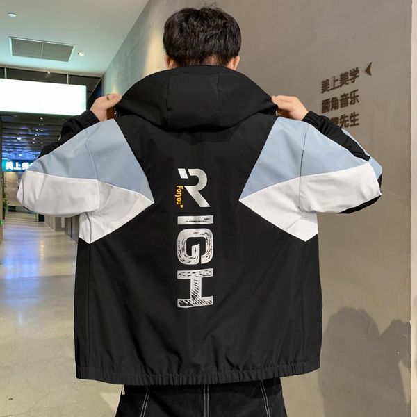 men's jackets m-8xl oversize jacket spring autumn clothes fashion patchwork hooded coats loose style outwear 992, Black;brown
men's jackets m-8xl oversize jacket spring autumn clothes fashion patchwork hooded coats loose style outwear 992, Black;brown
