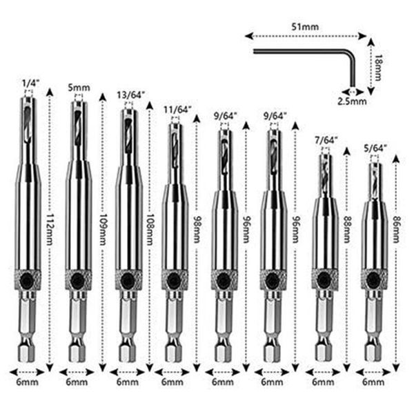 professional drill bits 1 set self centering bit tool kit for woodworking window door hinge mf999
professional drill bits 1 set self centering bit tool kit for woodworking window door hinge mf999