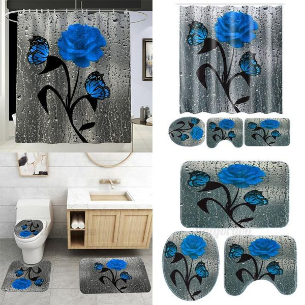 shower curtains 4pcs/set bathroom waterproof curtain rings hook lid toilet cover set 180x180cm mould proof
shower curtains 4pcs/set bathroom waterproof curtain rings hook lid toilet cover set 180x180cm mould proof