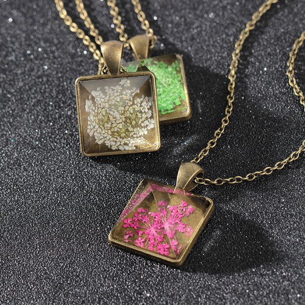 drop shipping summer new fashion retro pyramid necklace creative handmade dried flower necklace ornament wholesaledio chan contact, Silver
drop shipping summer new fashion retro pyramid necklace creative handmade dried flower necklace ornament wholesaledio chan contact, Silver