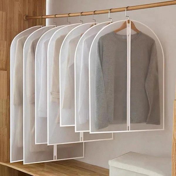 storage boxes & bins 5/10pcs transparent clothes dust cover garment suit coat bag washable household wardrobe clothing covers hanging
storage boxes & bins 5/10pcs transparent clothes dust cover garment suit coat bag washable household wardrobe clothing covers hanging