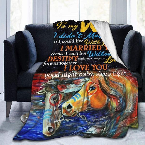 to my wife i marry you horse art micro fleece blankets super soft cozy couch throw blanket for home bedding living room all
to my wife i marry you horse art micro fleece blankets super soft cozy couch throw blanket for home bedding living room all
