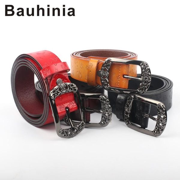 belts bauhinia brand style ladies leather retro embossed butterfly buckle width 3.3 cm wide women's belt, Black;brown 
belts bauhinia brand style ladies leather retro embossed butterfly buckle width 3.3 cm wide women's belt, Black;brown