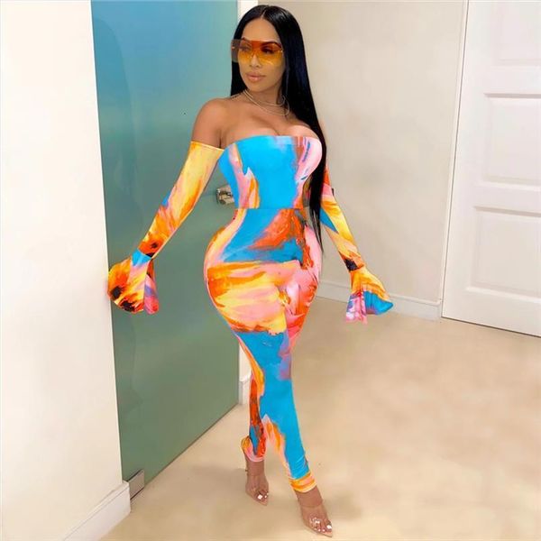 fashion tie dye print womens romper off shoulder long flare sleeve bodycon party clubwear, Black;white
fashion tie dye print womens romper off shoulder long flare sleeve bodycon party clubwear, Black;white