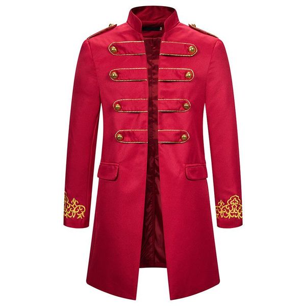 men's suits & blazers white stand collar embroidery blazer men military dress tuxedo suit jacket nightclub stage cosplay, White;black
men's suits & blazers white stand collar embroidery blazer men military dress tuxedo suit jacket nightclub stage cosplay, White;black