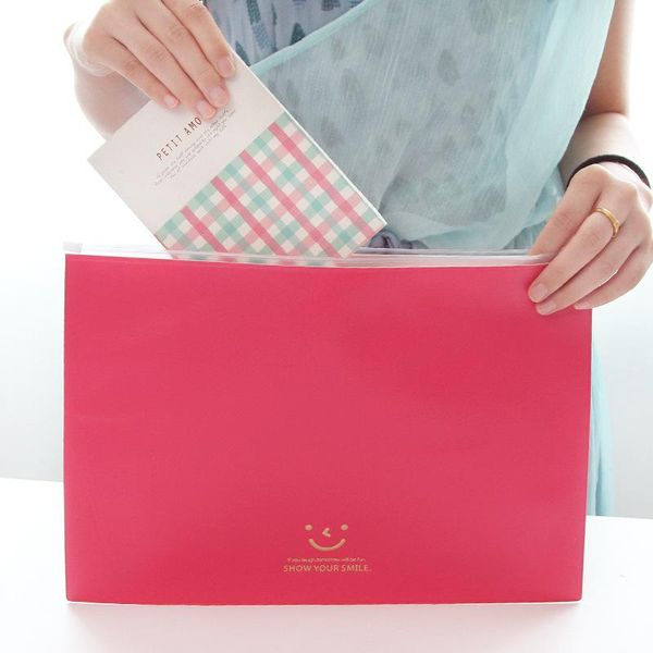 business card files 1 pcs colorful simple style smile a4 waterproof pu leather file folder document filing bag stationery office supplies
business card files 1 pcs colorful simple style smile a4 waterproof pu leather file folder document filing bag stationery office supplies