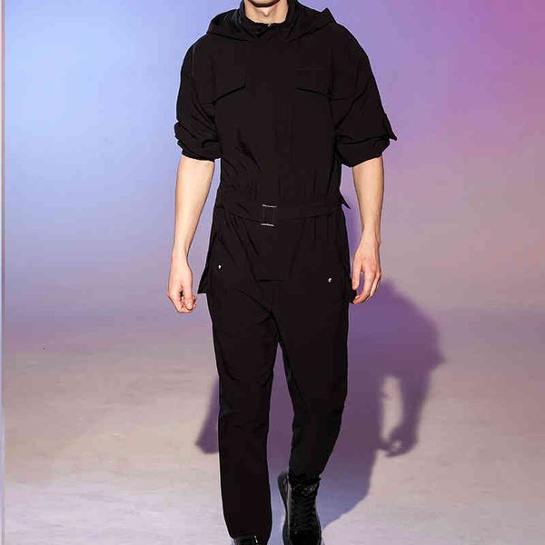 tracksuit masculine fashion long-sleeve overalls solid color streetwear casual cargo pants with a hood -4xl y5os, Gray
tracksuit masculine fashion long-sleeve overalls solid color streetwear casual cargo pants with a hood -4xl y5os, Gray