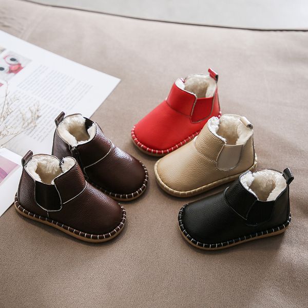 winter baby girls boys snow boots soft bottom non-slip infant boots windproof waterproof children kids plush leather boots, Black;grey
winter baby girls boys snow boots soft bottom non-slip infant boots windproof waterproof children kids plush leather boots, Black;grey