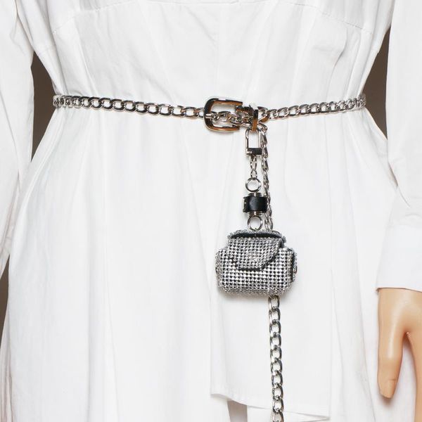 belts hatcyggo women waist pack mini chain belt bag silver pin buckle strap female diamond inlaid shoulder fanny hip bum, Black;brown
belts hatcyggo women waist pack mini chain belt bag silver pin buckle strap female diamond inlaid shoulder fanny hip bum, Black;brown