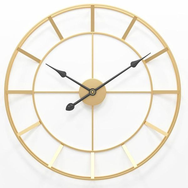 wall clocks 50cm large round metal clock silent watch modern design for home decor office european style
wall clocks 50cm large round metal clock silent watch modern design for home decor office european style