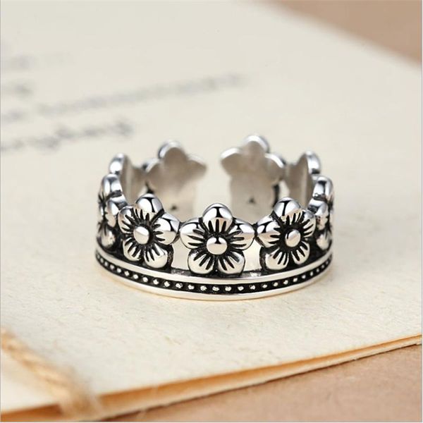 cluster rings 2021 anel anillos 100% for flowers&crown vintage thai jewelry open ring lover gift, Golden;silver
cluster rings 2021 anel anillos 100% for flowers&crown vintage thai jewelry open ring lover gift, Golden;silver