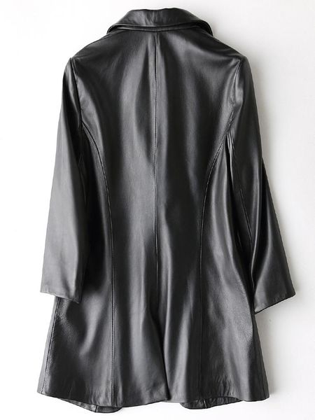women's leather & faux genuine jacket women short black real sheepskin coats female single button suit collar jackets lx2636
women's leather & faux genuine jacket women short black real sheepskin coats female single button suit collar jackets lx2636