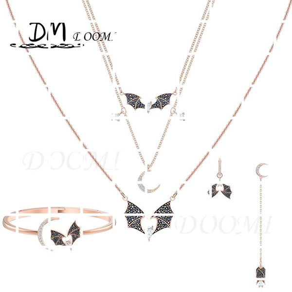 chains swa1:1 fashion jewelry 2021 charm asymmetric bat pattern crystal autumn winter modeling female necklace gift for women, Silver
chains swa1:1 fashion jewelry 2021 charm asymmetric bat pattern crystal autumn winter modeling female necklace gift for women, Silver