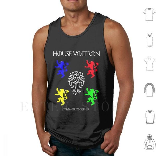 men' tank house voltron-mashup vest sleeveless voltron mashup crossover tv show lion houses lions sci fi fantasy lance, White;black
men' tank house voltron-mashup vest sleeveless voltron mashup crossover tv show lion houses lions sci fi fantasy lance, White;black