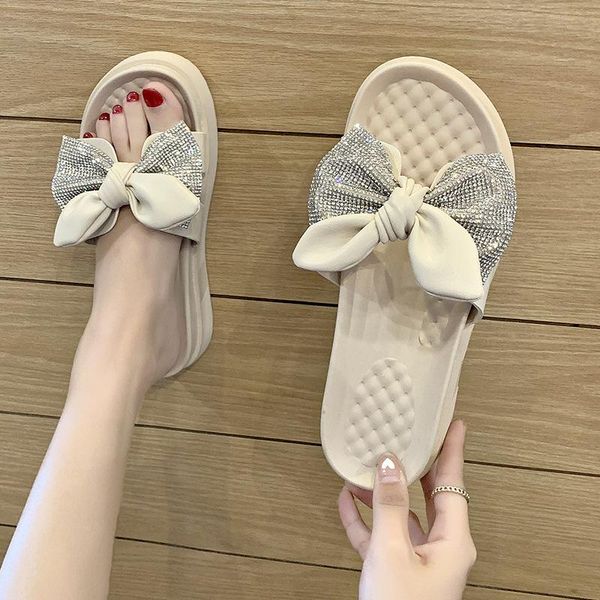 sandals women's thick-soled summer rhinestone internet celebrity stylish beach stick pearl slippers, Black
sandals women's thick-soled summer rhinestone internet celebrity stylish beach stick pearl slippers, Black