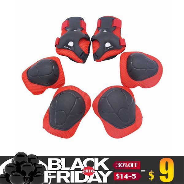 elbow & knee pads six-piece children's sports protective gear wrist set skateboard ice skating boys and girls, Black;gray
elbow & knee pads six-piece children's sports protective gear wrist set skateboard ice skating boys and girls, Black;gray