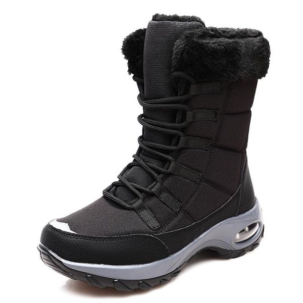 boots winter women keep warm mid-calf snow lace-up comfortable ladies chaussures femme, Black
boots winter women keep warm mid-calf snow lace-up comfortable ladies chaussures femme, Black
