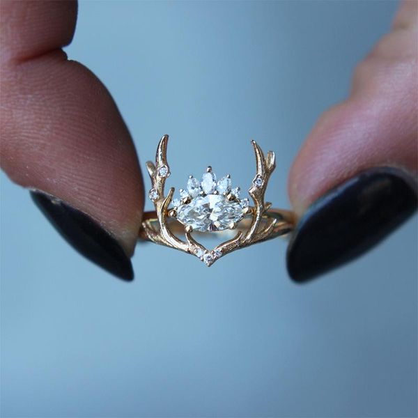 wedding rings 2021 style cute elk antlers ladies rhinestones ring women's zircon jewelry birthday gift for girlfriend, Slivery;golden
wedding rings 2021 style cute elk antlers ladies rhinestones ring women's zircon jewelry birthday gift for girlfriend, Slivery;golden