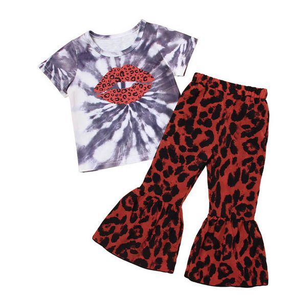 kids clothing sets girls outfits baby clothes children suits summer cotton short-sleeved leopard print t-shirts flared trousers pants 2pcs b, White
kids clothing sets girls outfits baby clothes children suits summer cotton short-sleeved leopard print t-shirts flared trousers pants 2pcs b, White