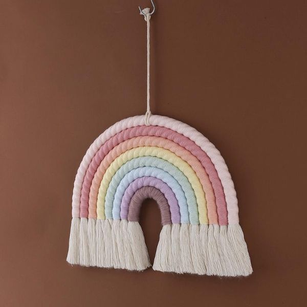 decorative objects & figurines 449c nordic woven 8 lines rainbow tapestry wall hanging living room bedroom color pendant decoration home 
decorative objects & figurines 449c nordic woven 8 lines rainbow tapestry wall hanging living room bedroom color pendant decoration home