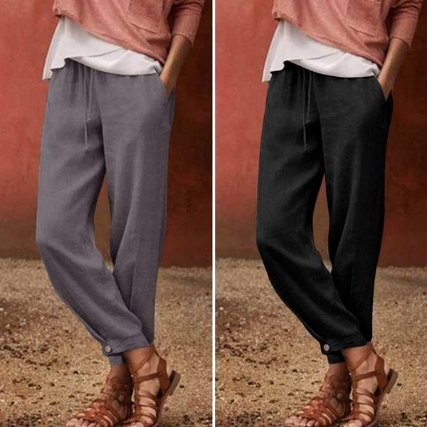 women's pants & capris celmia oversized trousers women high elastic waist casual harem 2021 autumn solid loose drawstring work pantalon, Black;white
women's pants & capris celmia oversized trousers women high elastic waist casual harem 2021 autumn solid loose drawstring work pantalon, Black;white