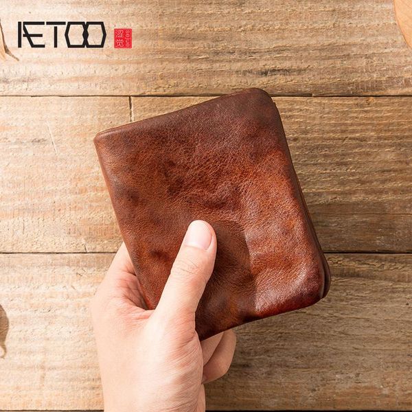 wallets aetoo vintage men's leather wallet, handmade first layer large-capacity fashionable wallet, Red;black
wallets aetoo vintage men's leather wallet, handmade first layer large-capacity fashionable wallet, Red;black