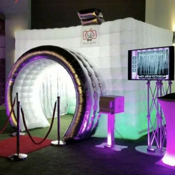 customized white inflatable p booth cube pbooth portable backdrop tent dome with led light for sale
customized white inflatable p booth cube pbooth portable backdrop tent dome with led light for sale