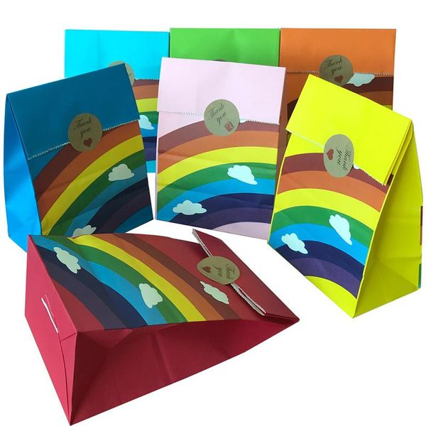 gift wrap paper bag rainbow stand up colorful bags cookie packing birthday party favor 50pcs/lot
gift wrap paper bag rainbow stand up colorful bags cookie packing birthday party favor 50pcs/lot