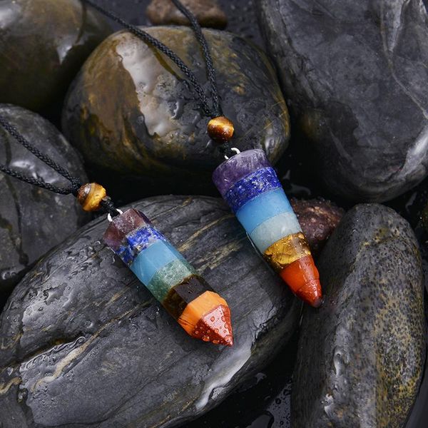 pendant necklaces 2021 7 chakra energy colorful orgone healing necklace with natural tiger eye stone brads jewelry gift, Silver
pendant necklaces 2021 7 chakra energy colorful orgone healing necklace with natural tiger eye stone brads jewelry gift, Silver