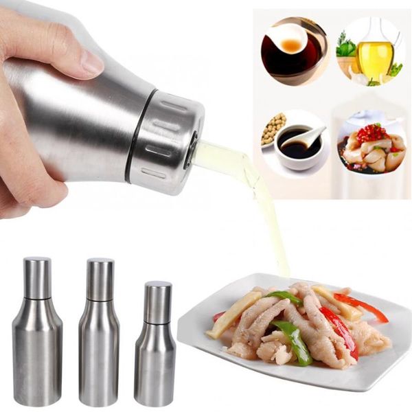 storage bottles & jars 500/1000ml stainless steel leak-proof oiler spice jar soy sauce for oil and vinegar organizer kitchen tools
storage bottles & jars 500/1000ml stainless steel leak-proof oiler spice jar soy sauce for oil and vinegar organizer kitchen tools